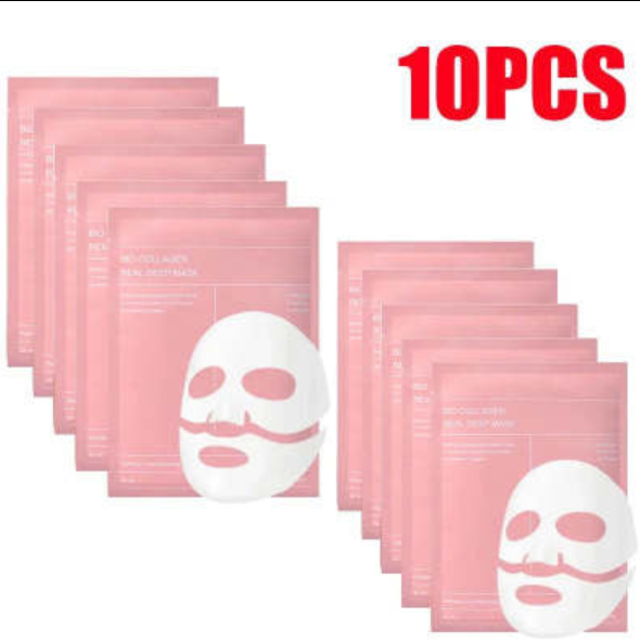 Masque visage au collagène pour hydratation profonde