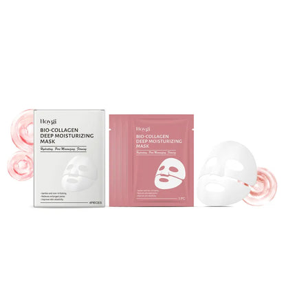 Masque visage au collagène pour hydratation profonde