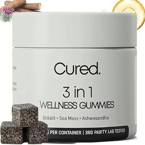 🧠✨ Cured – Gummies Bien-Être 3 en 1